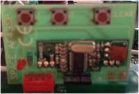 ältere Version des Empfängers AF43SP (Steckkarte) mit roter LED